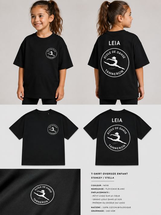T-shirt Enfant Flocage | École de Danse Tanneron