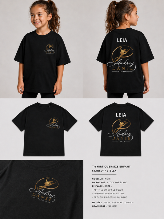 T-shirt Enfant Flocage | Audrey Danse Studio