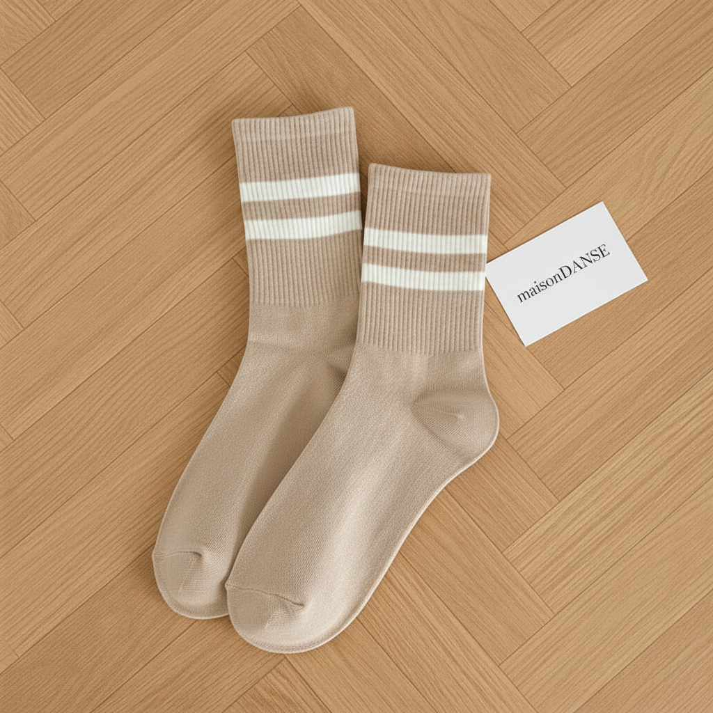 Chaussettes beige - carte maisonDANSE