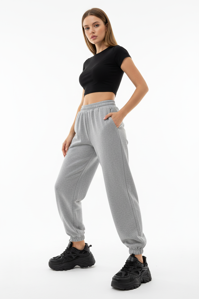 Mannequin en baskets chunky noires