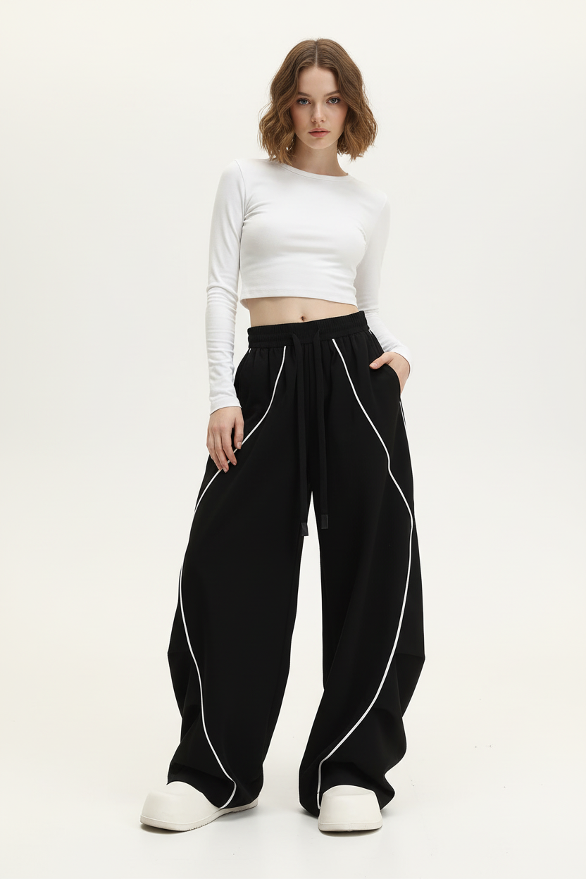 Mannequin en pantalon bandes réfléchissantes casual