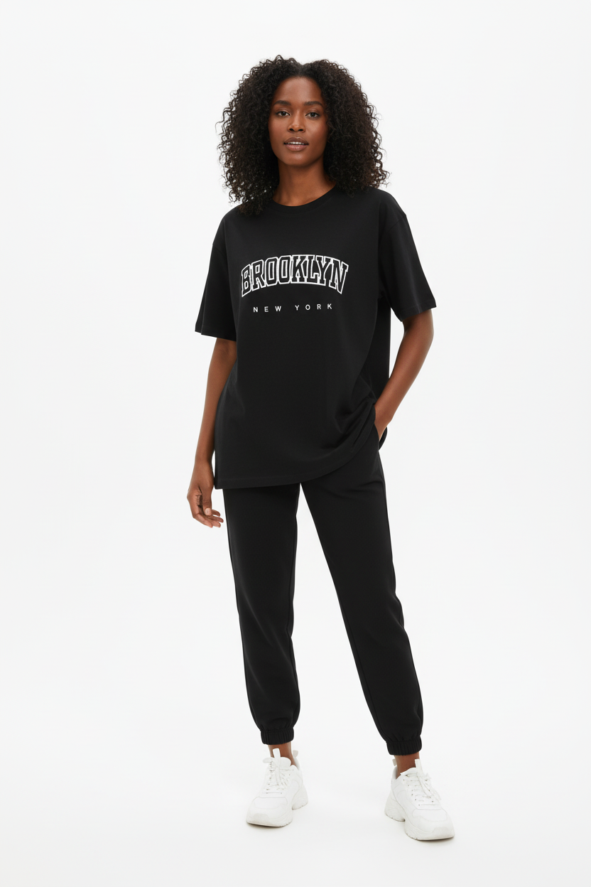 Mannequin noir en t-shirt Brooklyn