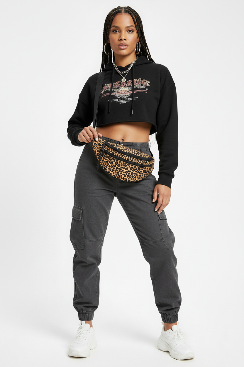 Sac Banane LEO Caramel – Mannequin