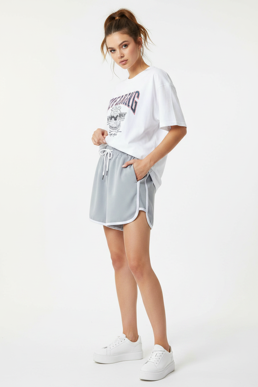 Short Loose Gris Studio