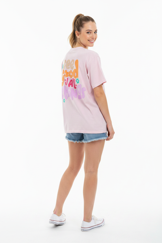 T-shirt rose dos